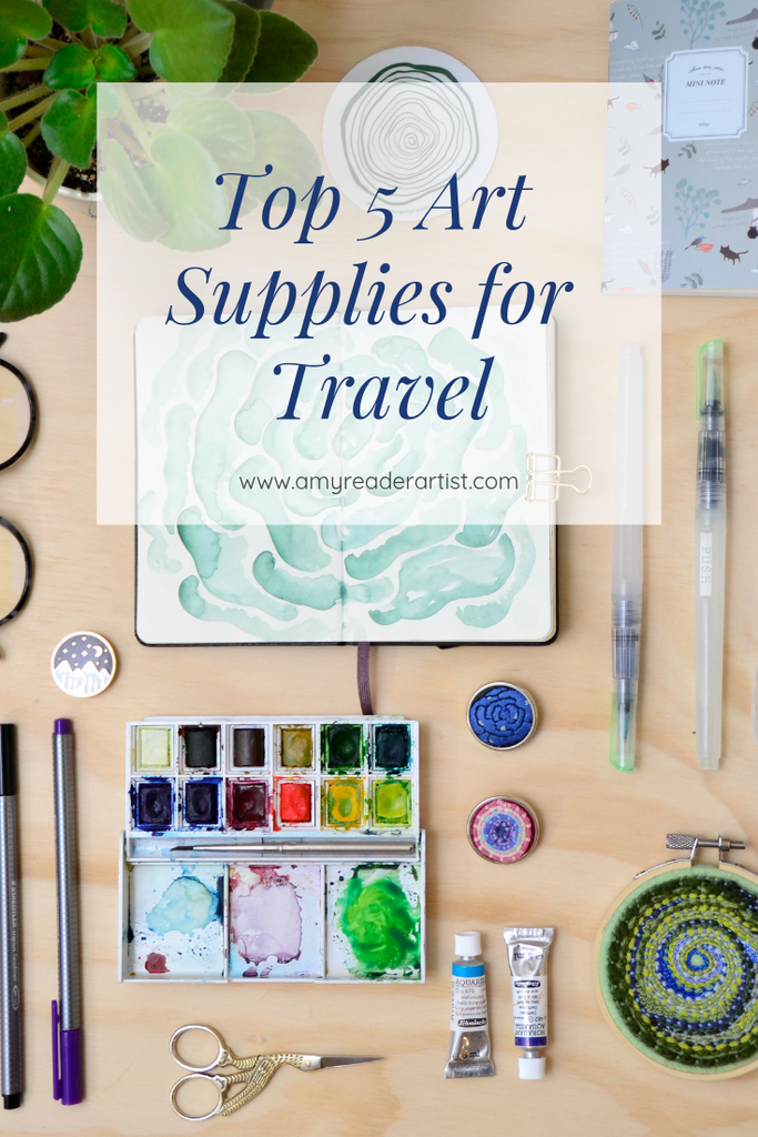 My Top 5 Art Supplies for Travel